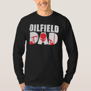 Camiseta Oilfield Worker Rig Drighneck Oilfield Da
