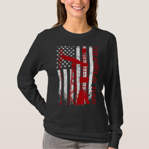 Camiseta Oilfield Worker Rig Roughneck Oilfield Pai