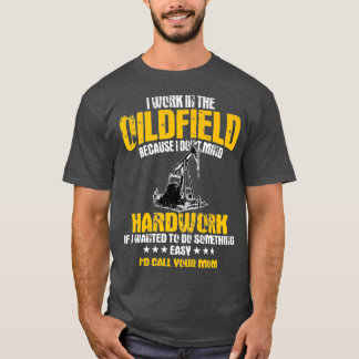 Camiseta Oilfield Workers Oferece Design Rig Roughneck
