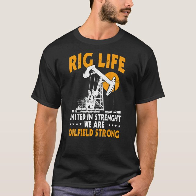 Camiseta Oilfield Workers  On Back Of Clothing 2 (Frente)