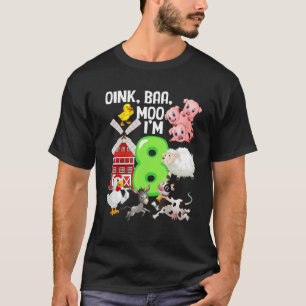 Camiseta Oink Baa Neigh Cluck Moo Eu sou um tema de Fazenda