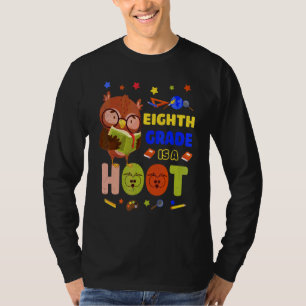 Camiseta Oitava Série É Uma Diversão Coruja Fofa Volta às A