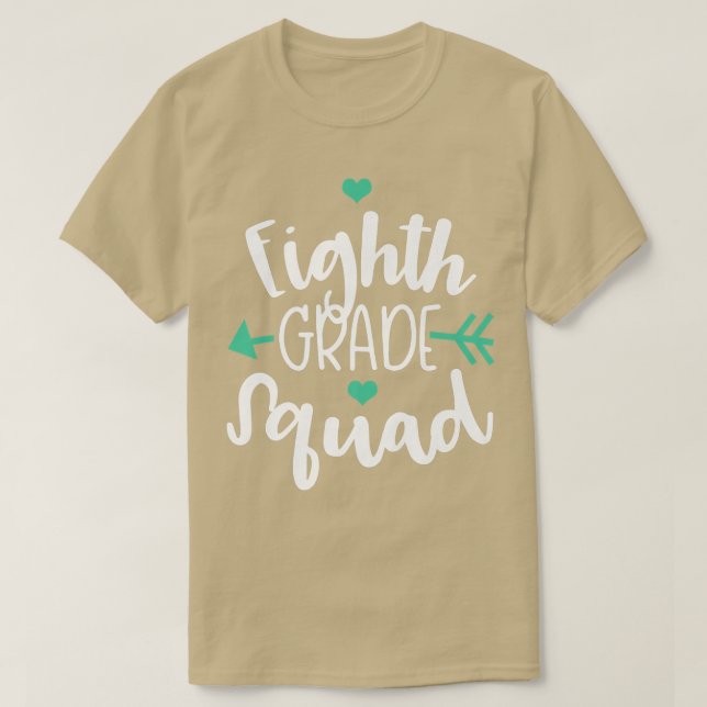 Camiseta Oitavo Ano De Volta À Escola 8º Ano No Primeiro Di (Frente do Design)