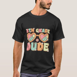 Camiseta Oitavo Ano De Volta À Escola No Primeiro Dia De 8º