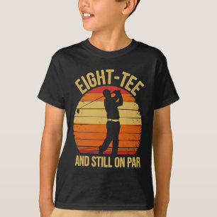 Camiseta Oitenta e ainda na média 80º aniversário 80 anos