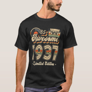 Camiseta Oitenta E Cinco Anos De Idade, Retro 85º Aniversár