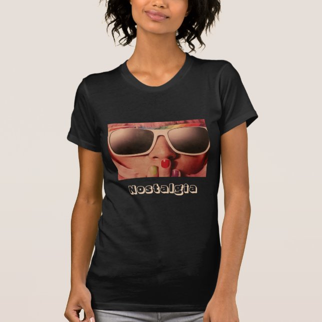 Camiseta Oitenta retro moda Nostalgia citação (Frente)