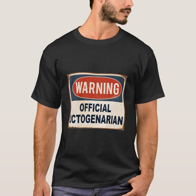 Camiseta Oitenta T de Octogenário 8O (Frente)