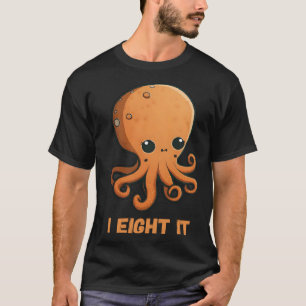 Camiseta Oito Delas Octopus Coral Lulas Tentáculos Calamar