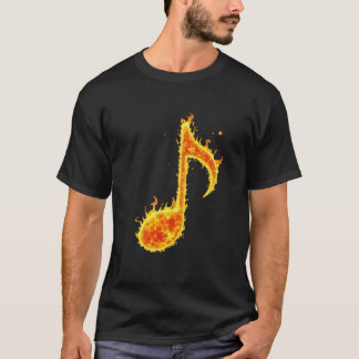 Camiseta Oito notas musicais