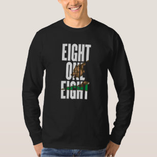 Camiseta Oito Um Oito 818 Código de Área Califórnia Los Ang