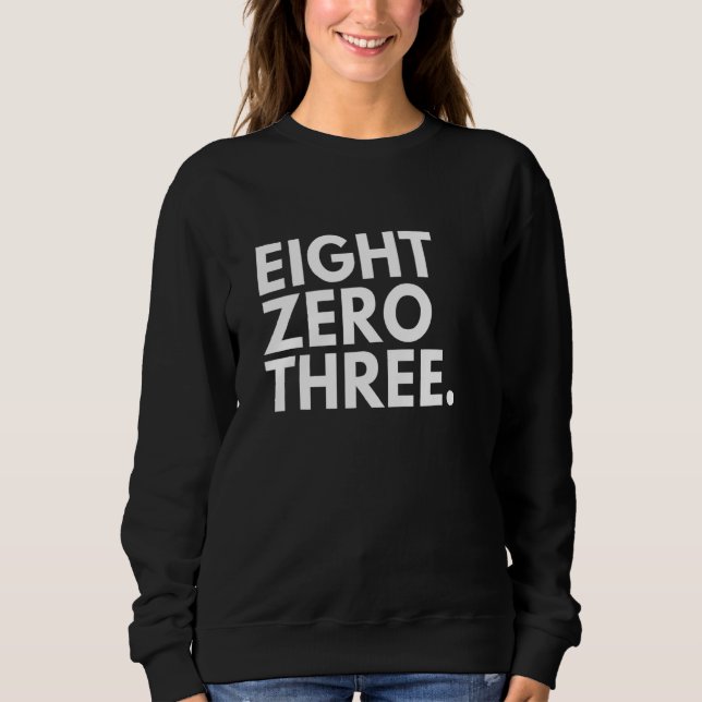 Camiseta OITO ZERO TRÊS Código de Superfície 803 Columbia S (Frente)