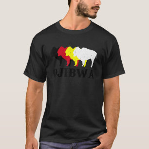 Camiseta Ojibwa Anishinaabeg Ojibwe Medicina Nativa America