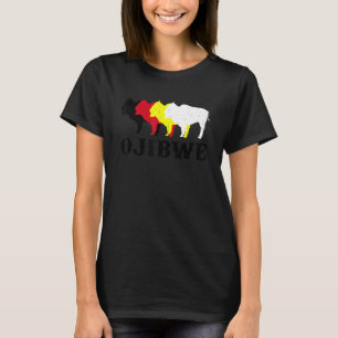 Camiseta Ojibwe Anishinaabeg Ojibwa Nativo Americano Medici