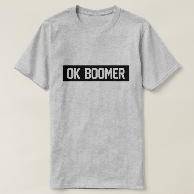 CAMISETA OK BOOMER (Frente do Design)