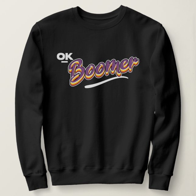 Camiseta Ok boomer (Frente do Design)
