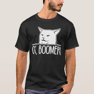 Camiseta OK Boomer Meme Cat Dizendo Memória Sarcástica