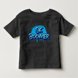 Camiseta Ok Boomer no Grafite azul