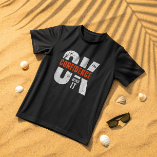 Camiseta OK Confiança vence - Tipografia Motivacional