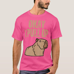 Camiseta Ok Eu Chego Capivara Engraçado Capivara Animal Res