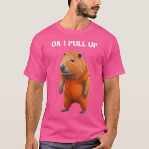 Camiseta Ok, Eu Puxe A Engraçada Capybara