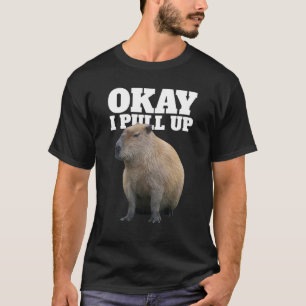 Camiseta Ok, Eu Puxe Capybara Funny Capybara Lover