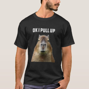 Camiseta Ok, Eu Puxo Capybara Cute Animal Pet