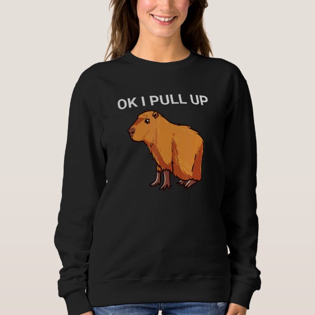 Camiseta Ok, Eu Puxo Capybara Dank Meme (Frente)