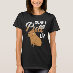 Camiseta Ok, Eu Puxo Capybara Hidrochaerus Hidrochaeris