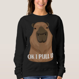 Camiseta Ok, Eu Puxo Capybara Pet Memet Nutria Brown Para K