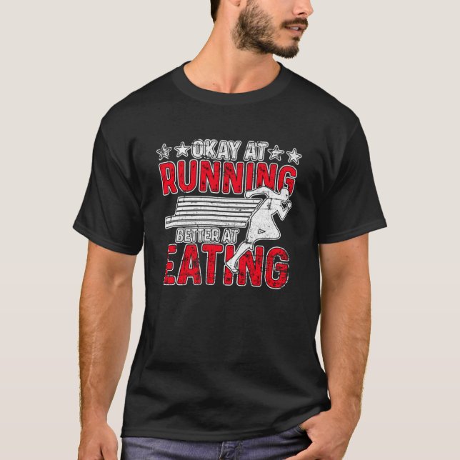 Camiseta Ok, Melhor Comendo Grunge para Homens (Frente)