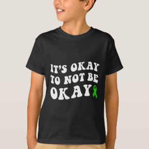 Camiseta Ok Para Não Estar Bem Consciência Da Saúde Mental