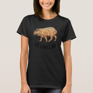 Camiseta ok, puxo capybara com óculos capybara c
