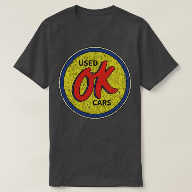 Camiseta OK Usado em 1925 (Frente do Design)