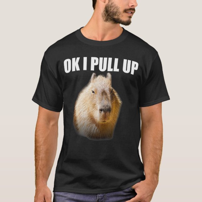 Camiseta Ok, Vou Puxar Capybara (Frente)