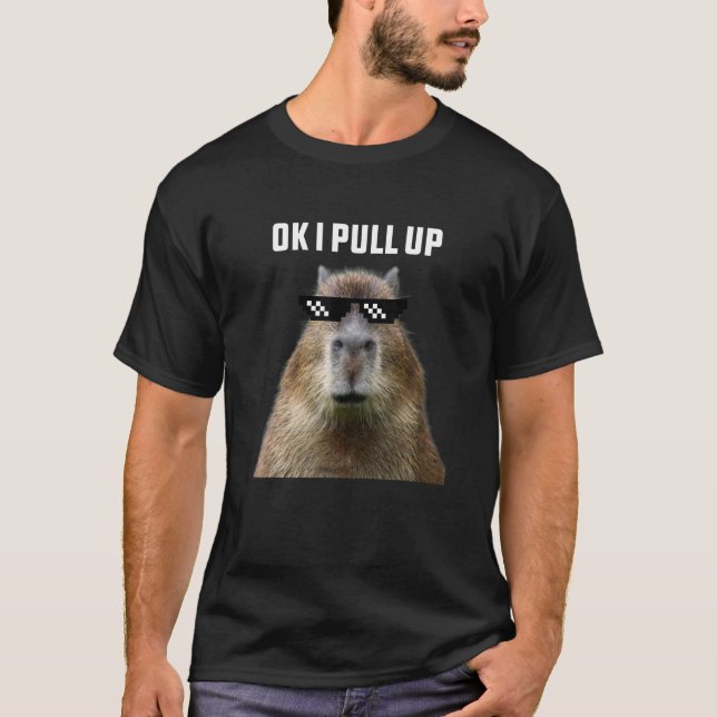 Camiseta Ok, Vou Puxar Capybara (Frente)