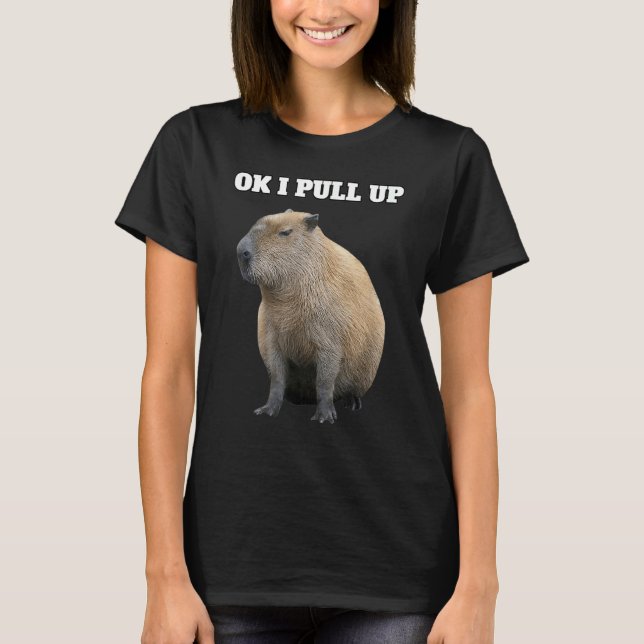 Camiseta Ok, Vou Puxar Capybara (Frente)