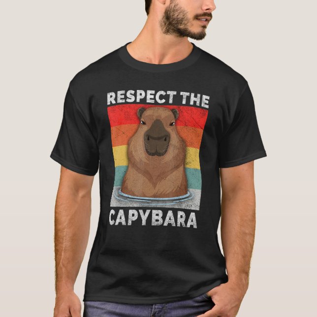 Camiseta Ok, Vou Puxar Capybara Rodent Cute Capibara Dank M (Frente)