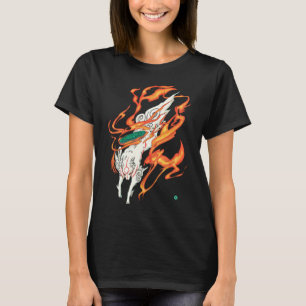 Camiseta Okami Amaterasu Deus Sol Lobo A Grande Onda Vídeo 