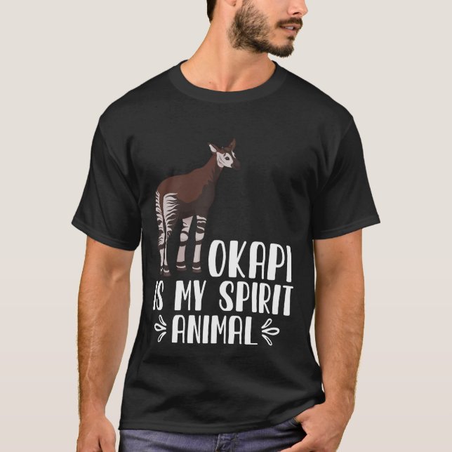 Camiseta Okapi é o meu animal espiritual (Frente)