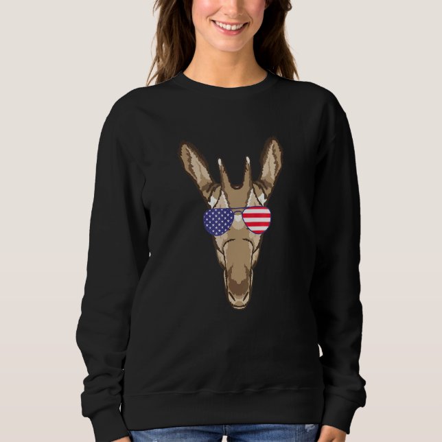 Camiseta Okapi Legal Usando Óculos De Sol Da Bandeira Dos E (Frente)