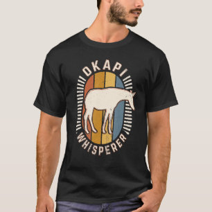 Camiseta Okapi Whisperer Vintage Retro Animal Love
