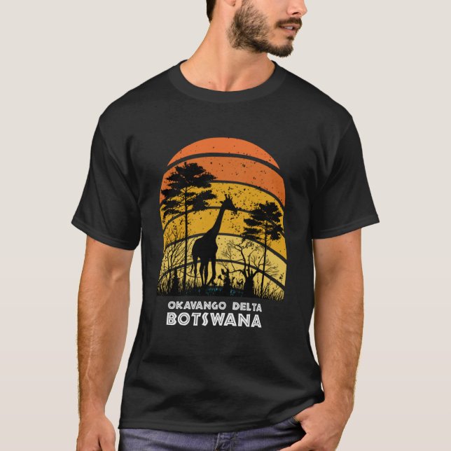 Camiseta Okavango Delta Botswana Safari - Jogo do Parque Na (Frente)