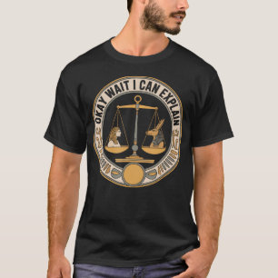 Camiseta Okay Espere Posso Explicar Humor do Antigo Egito