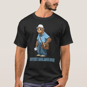 Camiseta Okayest Sloth Mailman Eternamente Engraçado
