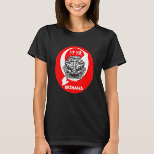 Camiseta Okinawa Japão Ryukyu Shisa Leão Guardião 沖縄琉球 シーサー