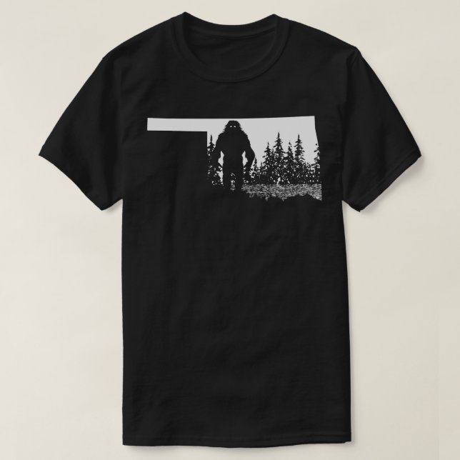 Camiseta Oklahoma Bigfoot (Frente do Design)