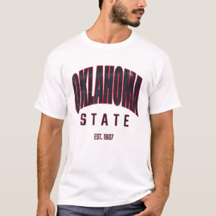 Camiseta OKLAHOMA Classic Retro Vintage 90S Style - Cinzas