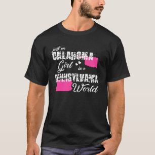 Camiseta Oklahoma é uma garota de Oklahoma na Pensilvânia