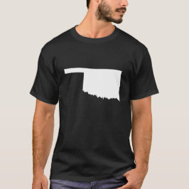 Camiseta Oklahoma em Branco e Negro